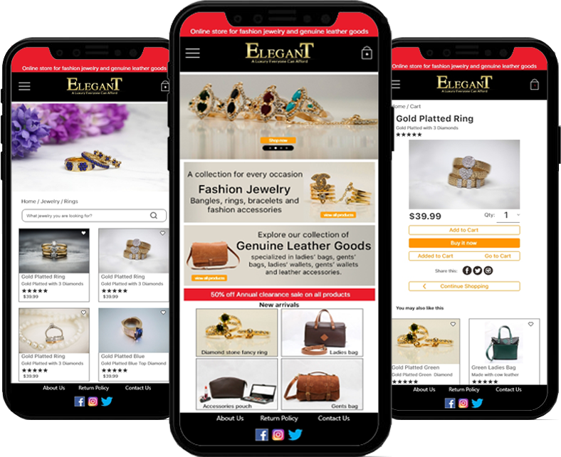 Elegant commerce project image